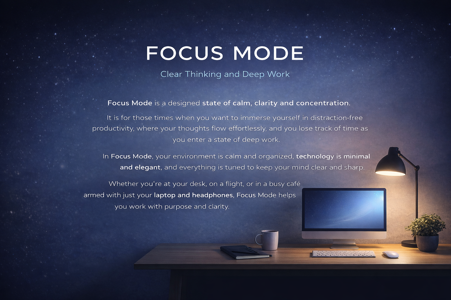 AIRPLANE MODE® Focus Mode Lounge Hoodie