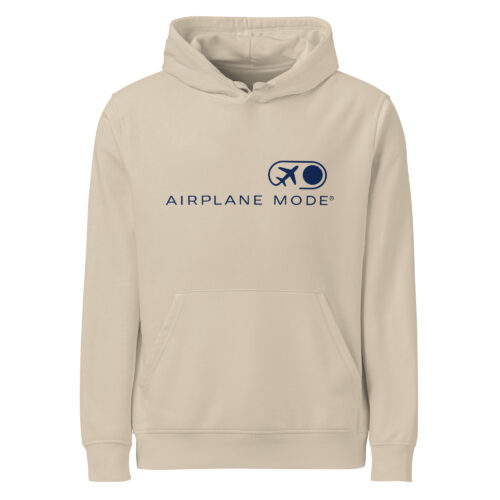 AIRPLANE MODE® Organic Midweight Hoodie – Calm-Tech Essential Edition