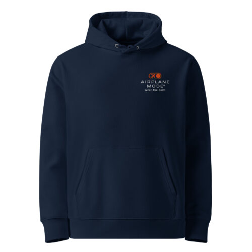 AIRPLANE MODE® Essential Organic Cotton Hoodie – Navy