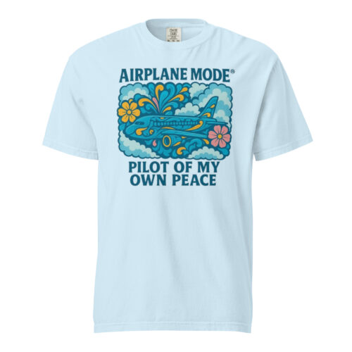 Unisex: The AIRPLANE MODE® Garment-Dyed Heavyweight T-Shirt
