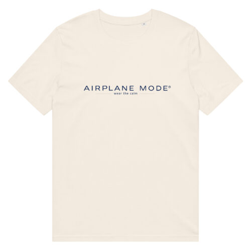 Airplane Mode® Organic Cotton Tee – The 'Presence' Essential – Natural